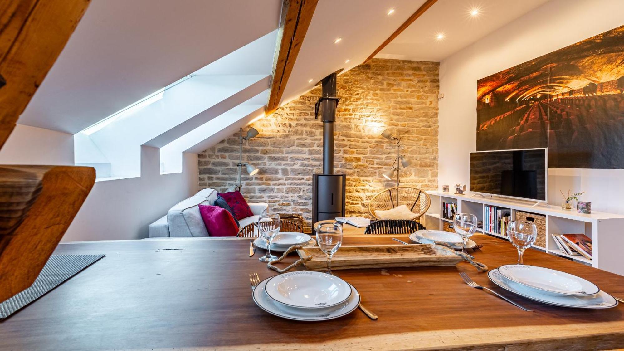 Sous Les Toits De Fleury Apartman Dijon Kültér fotó